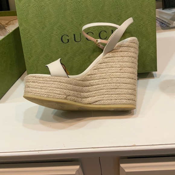 Gucci Leather Platform Espradrille 6 - Picture 6 of 16